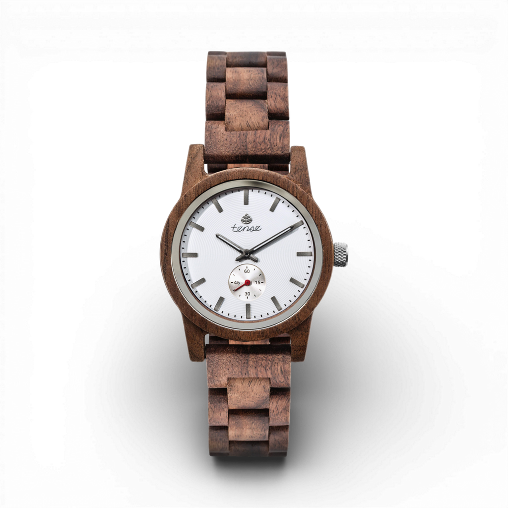 Walnut/White Dial