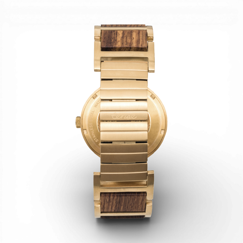 Teak/Gold