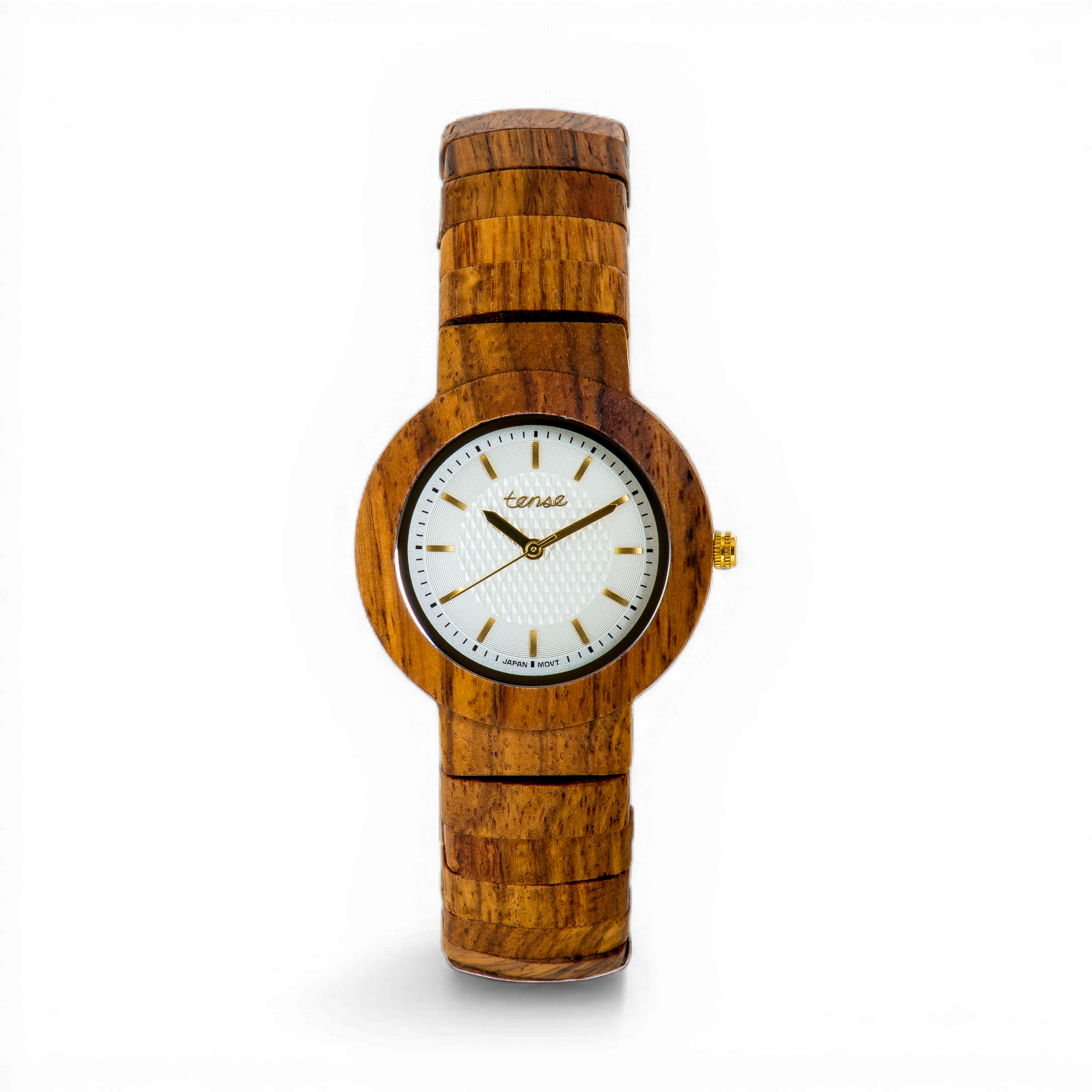 Teak/White Dial